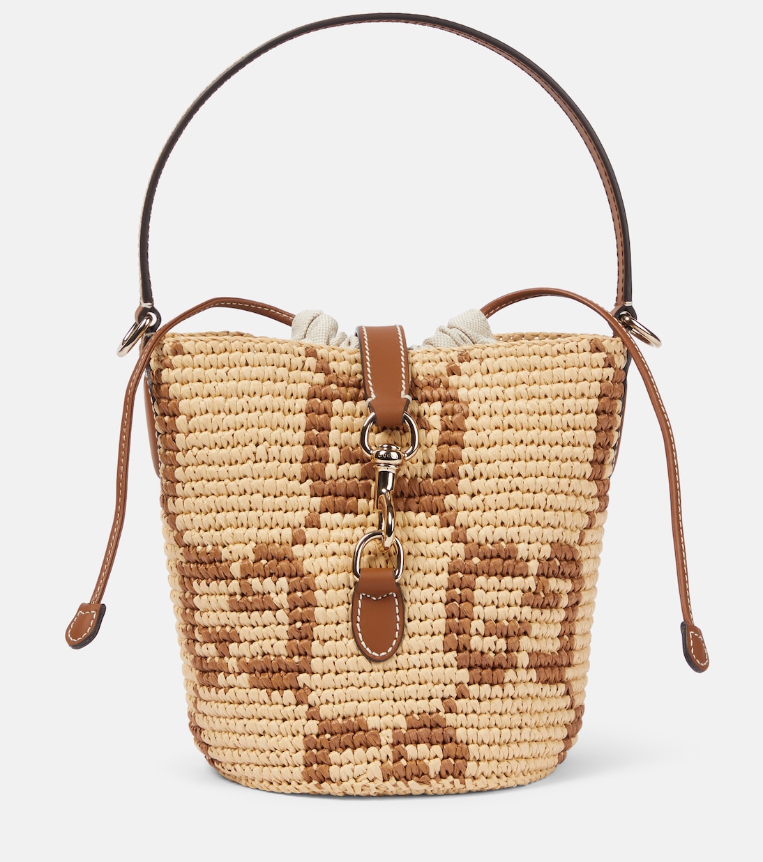Secchiello GG Mini con pelle | Gucci