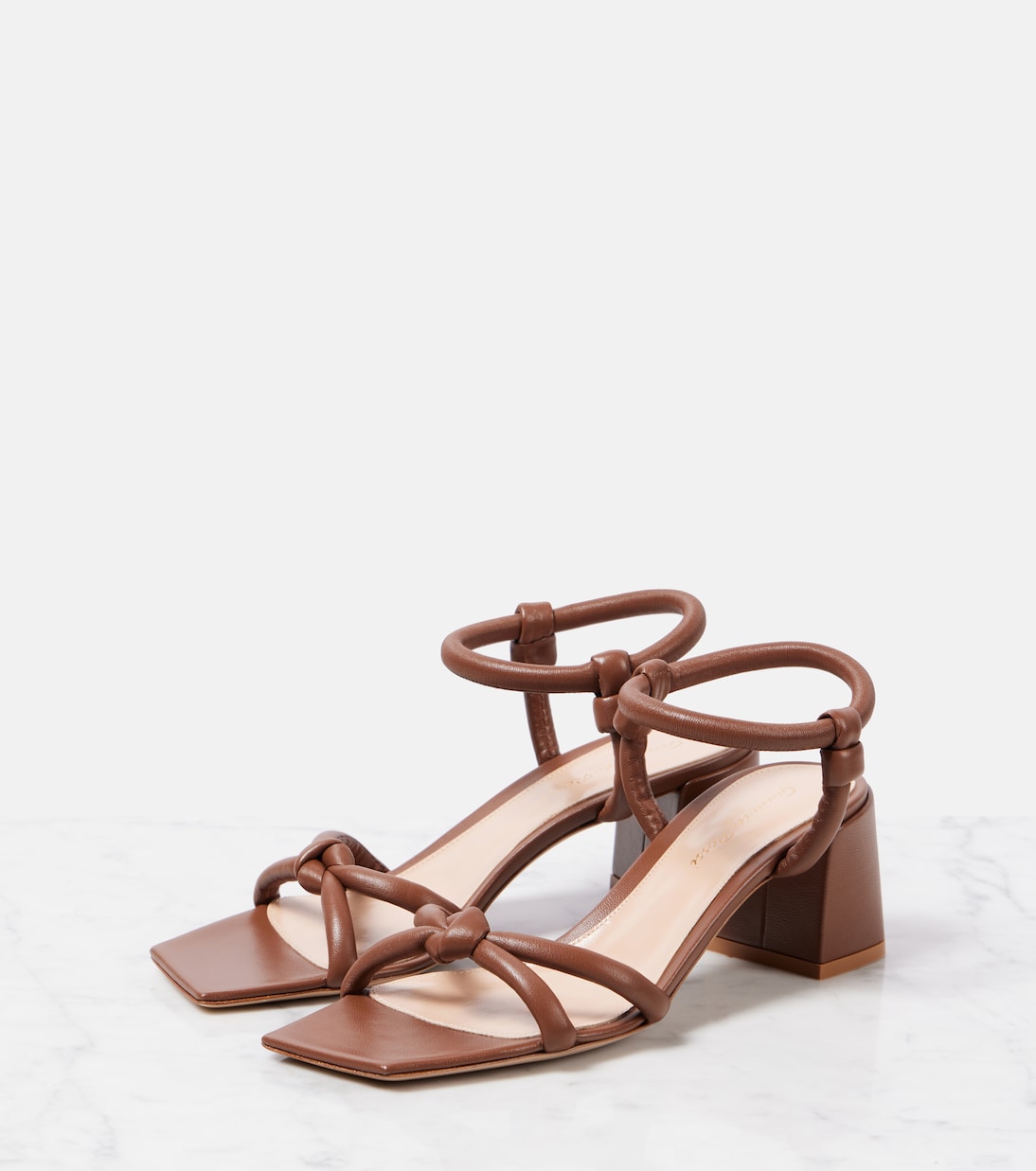 Juno 55 leather sandals | Gianvito Rossi