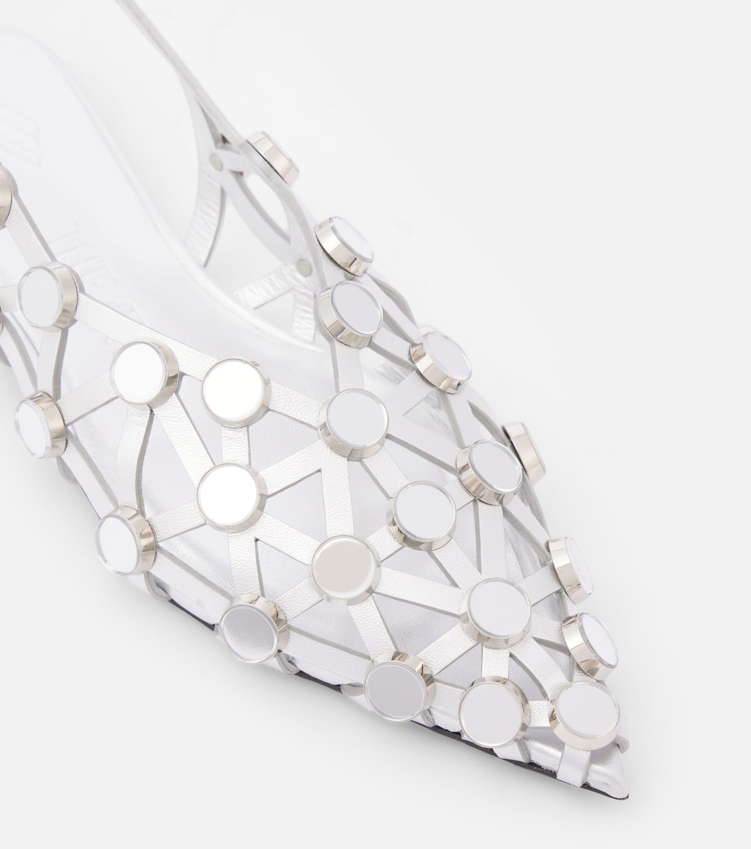 Ballerine Grid in pelle | The Attico