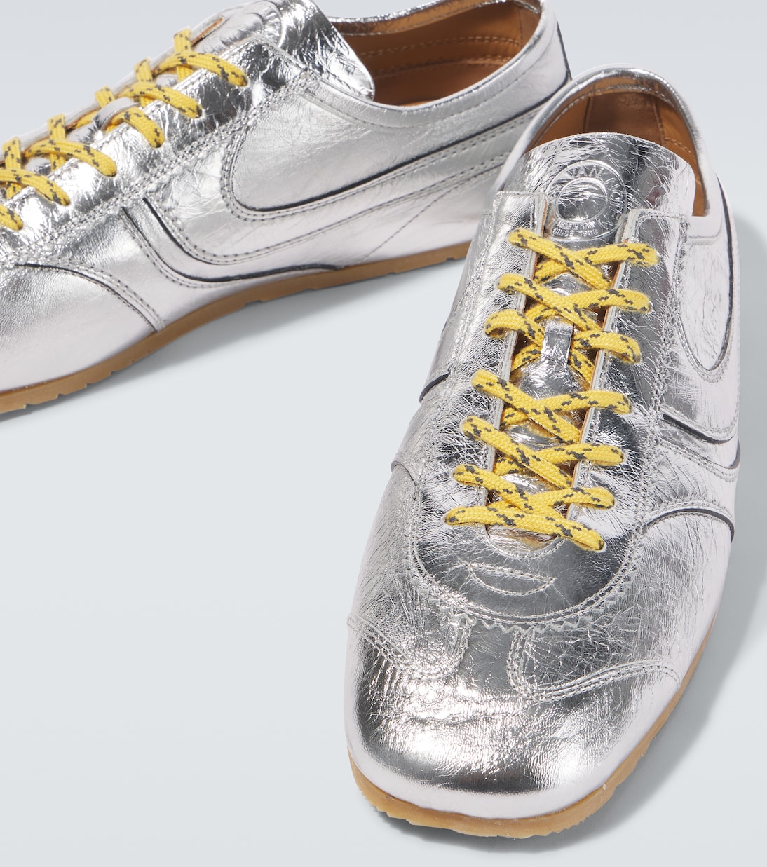 Sneakers in pelle metallizzata | Dries Van Noten