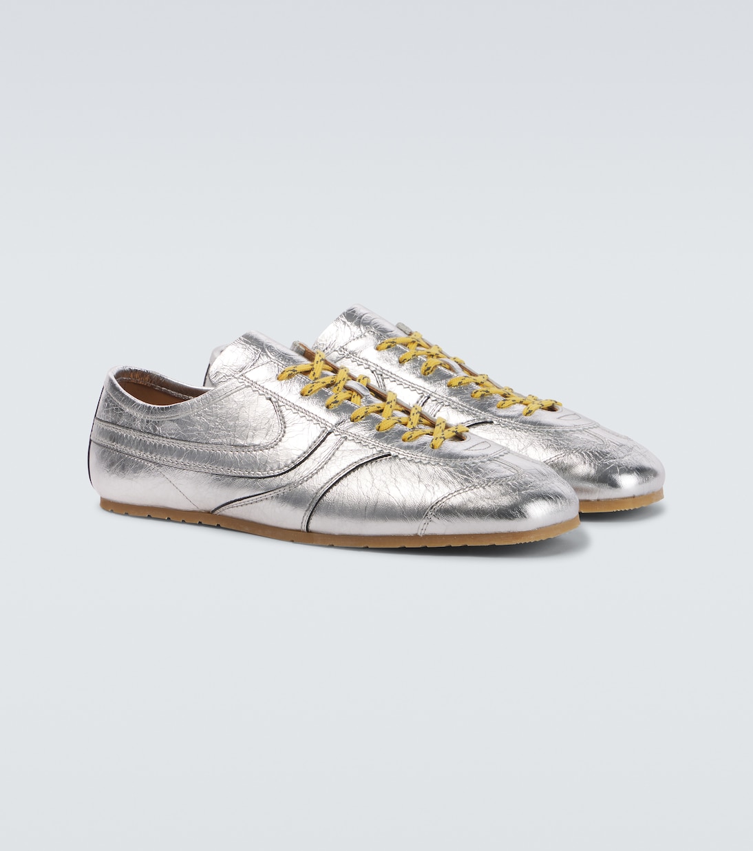 Sneakers in pelle metallizzata | Dries Van Noten