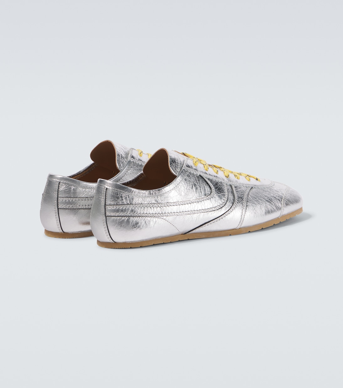 Sneakers in pelle metallizzata | Dries Van Noten