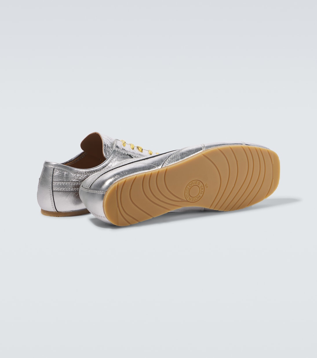 Sneakers in pelle metallizzata | Dries Van Noten