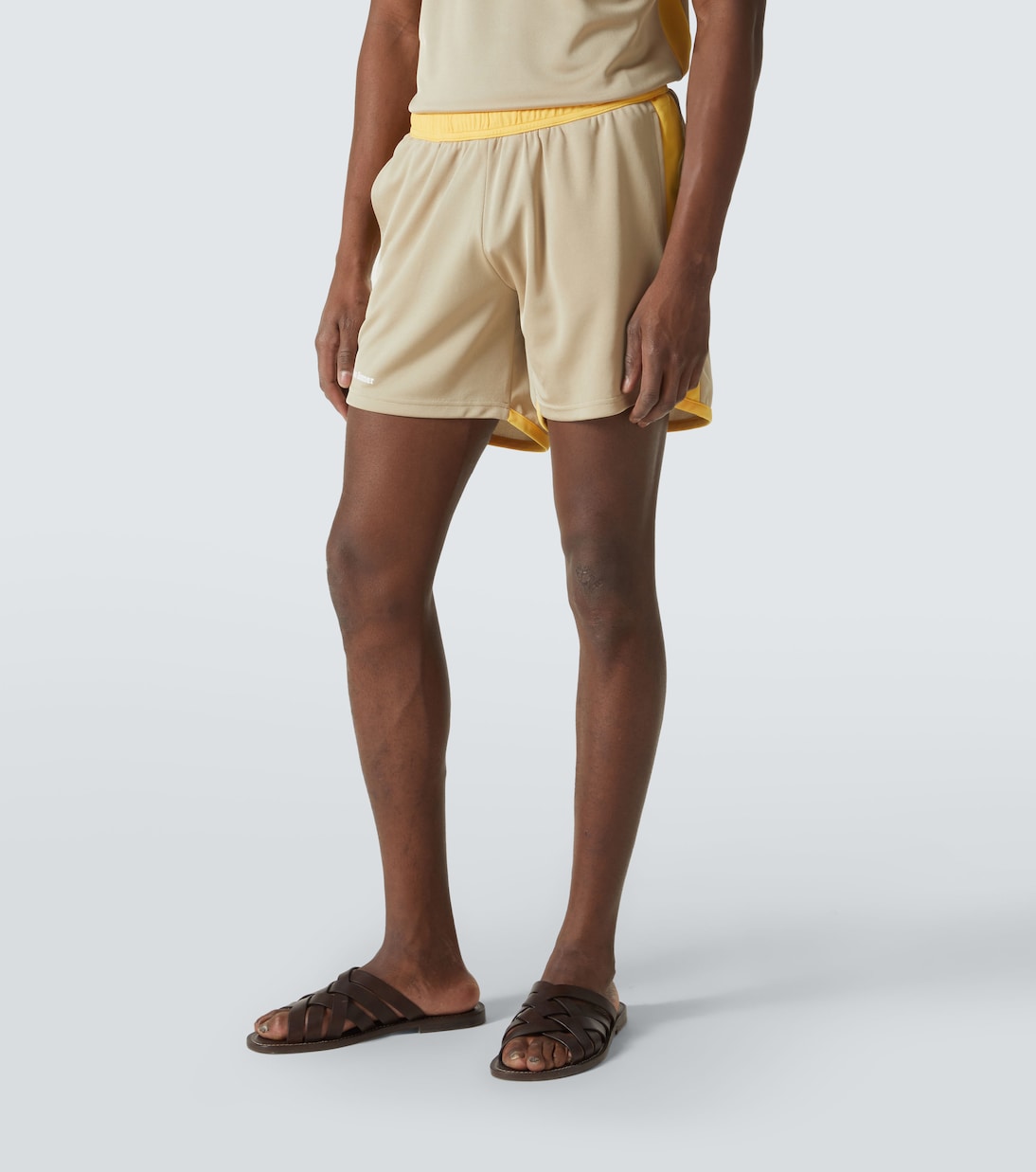 Shorts color-block con logo | Wales Bonner