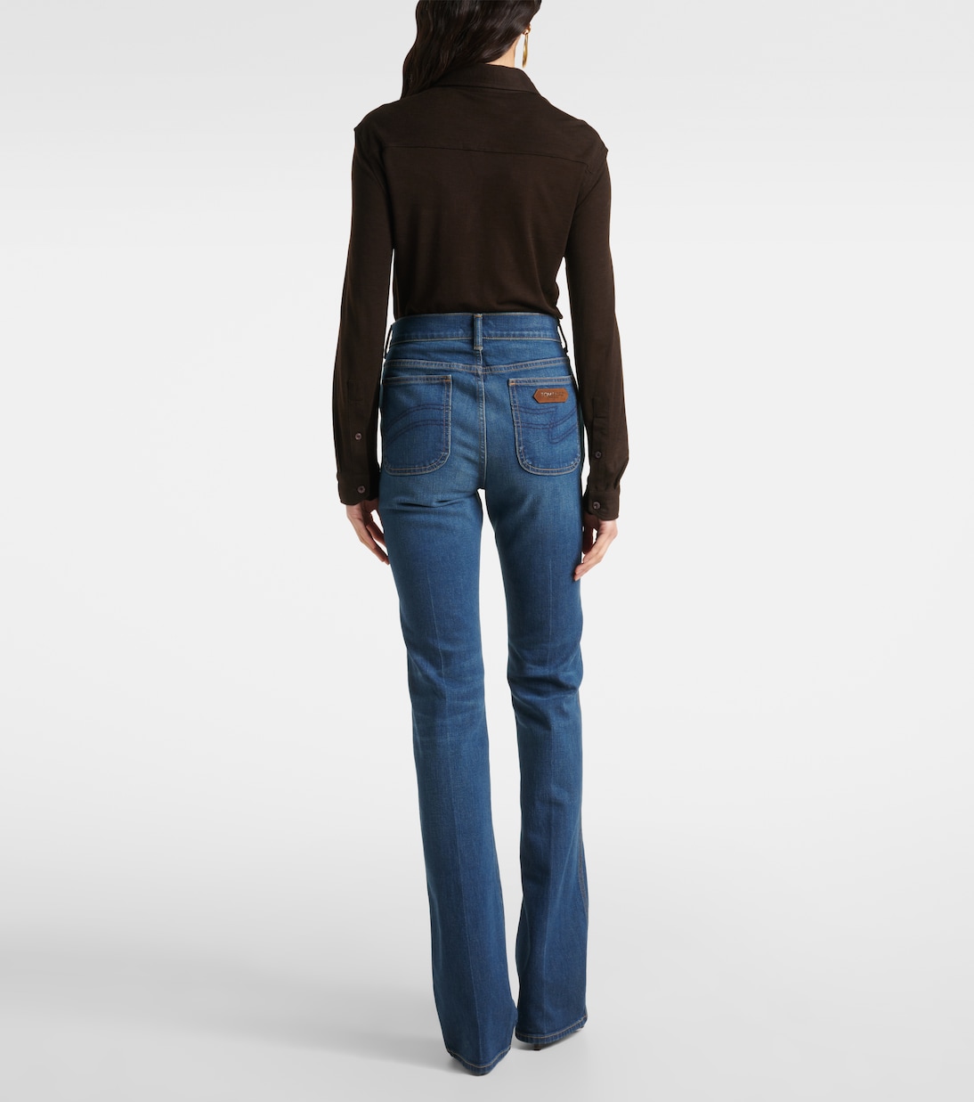 Jeans flared de tiro alto | Tom Ford