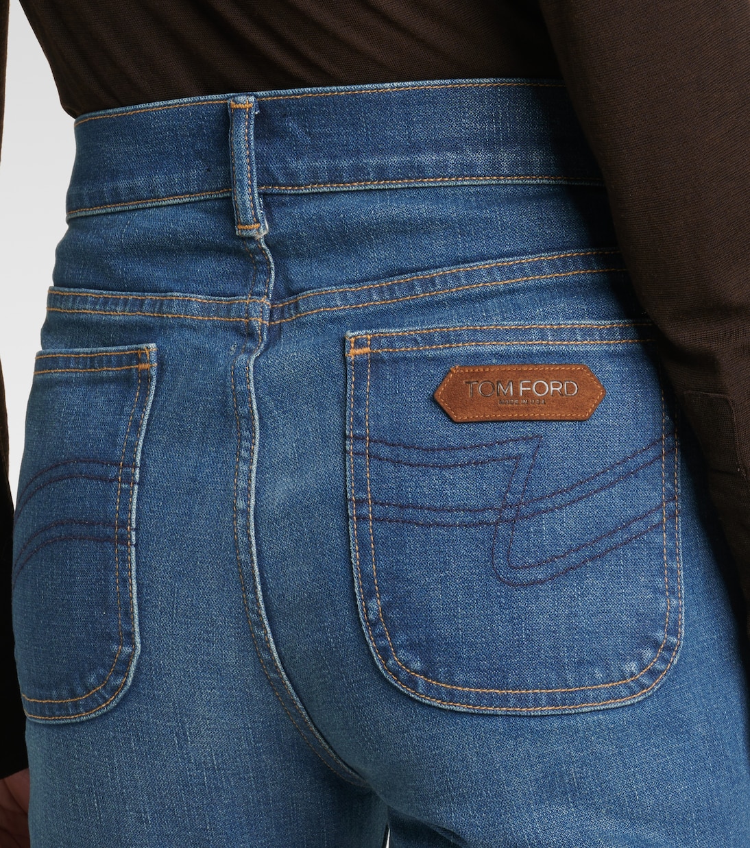 Jeans flared de tiro alto | Tom Ford