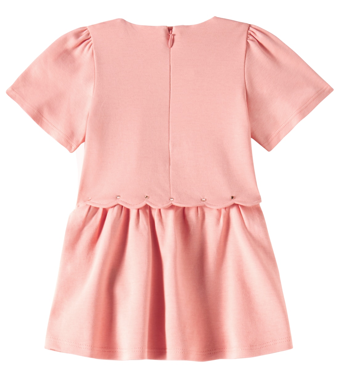 Bebé - vestido de algodón festoneado | Chloé Kids