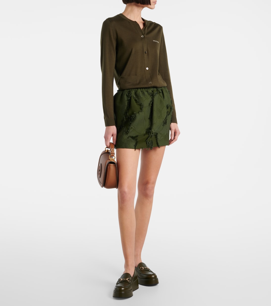 Scarpe GUCCI in pelle con dettaglio Horsebit e suola platform, stile giovanile