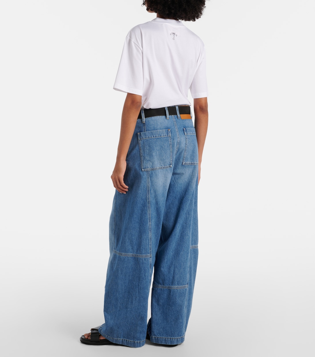 Jean ample à taille haute | Plan C