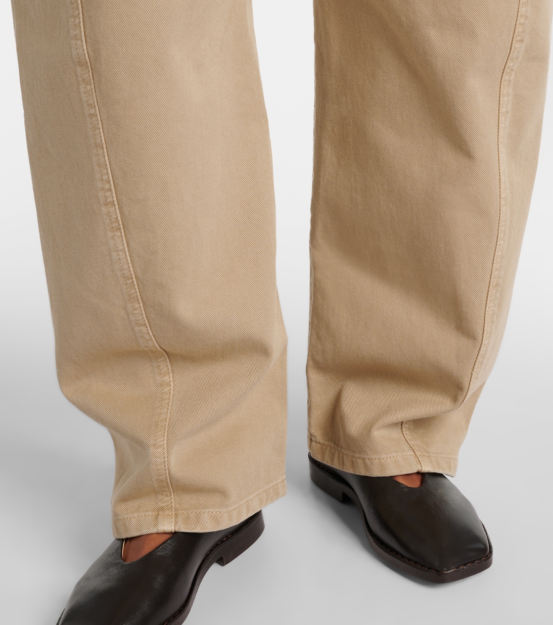 Jeans anchos con cinturón | Lemaire