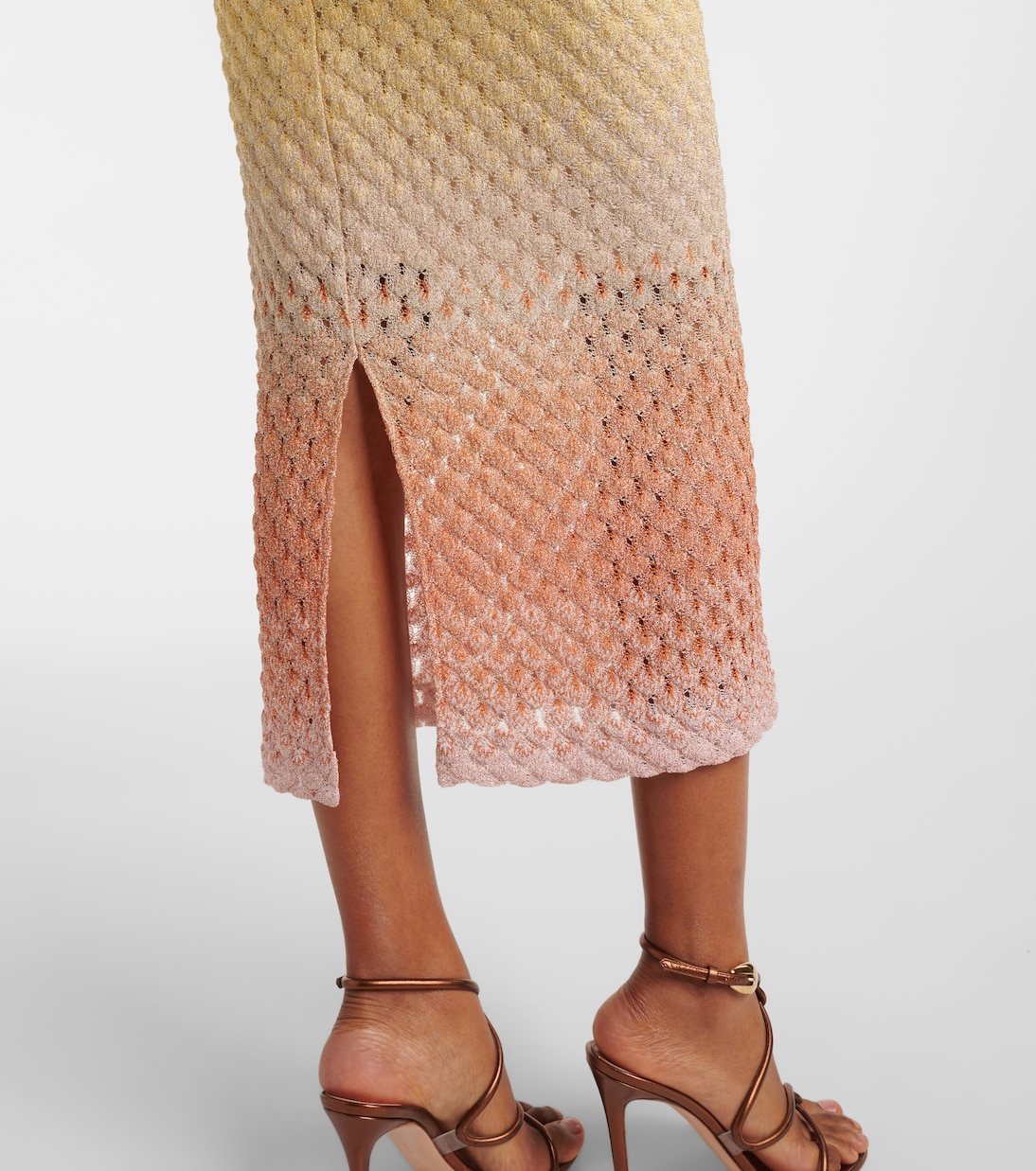 Abito midi con scollo all’americana | Missoni
