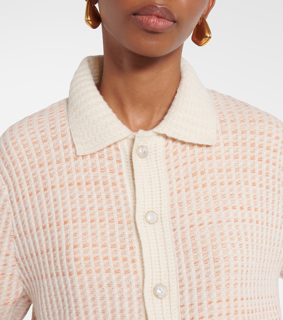 Camisa acanalada Noble de cachemir | God's True Cashmere