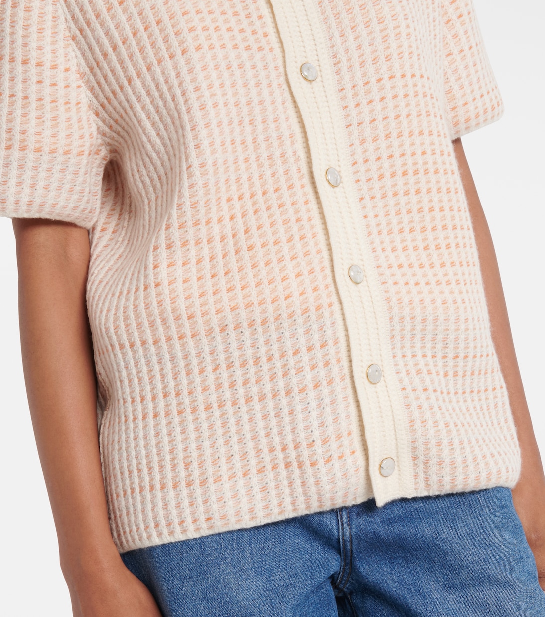 Camisa acanalada Noble de cachemir | God's True Cashmere