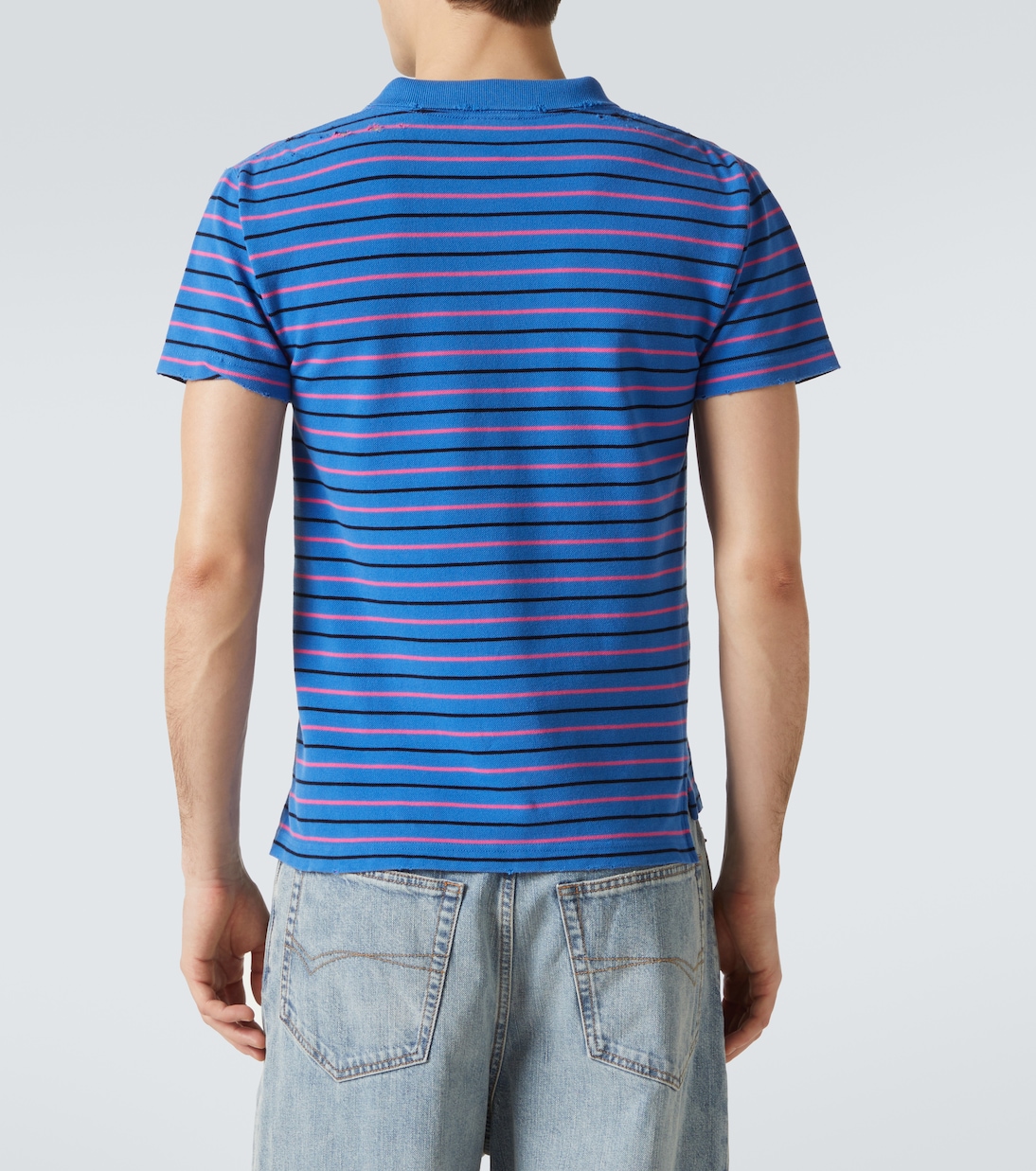 Polo Laurel Classic in cotone piqué | Balenciaga