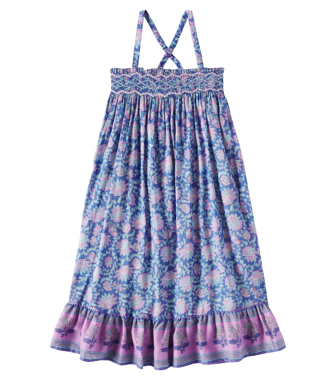 Vestido Marceline de gasa algodón floral | Louise Misha