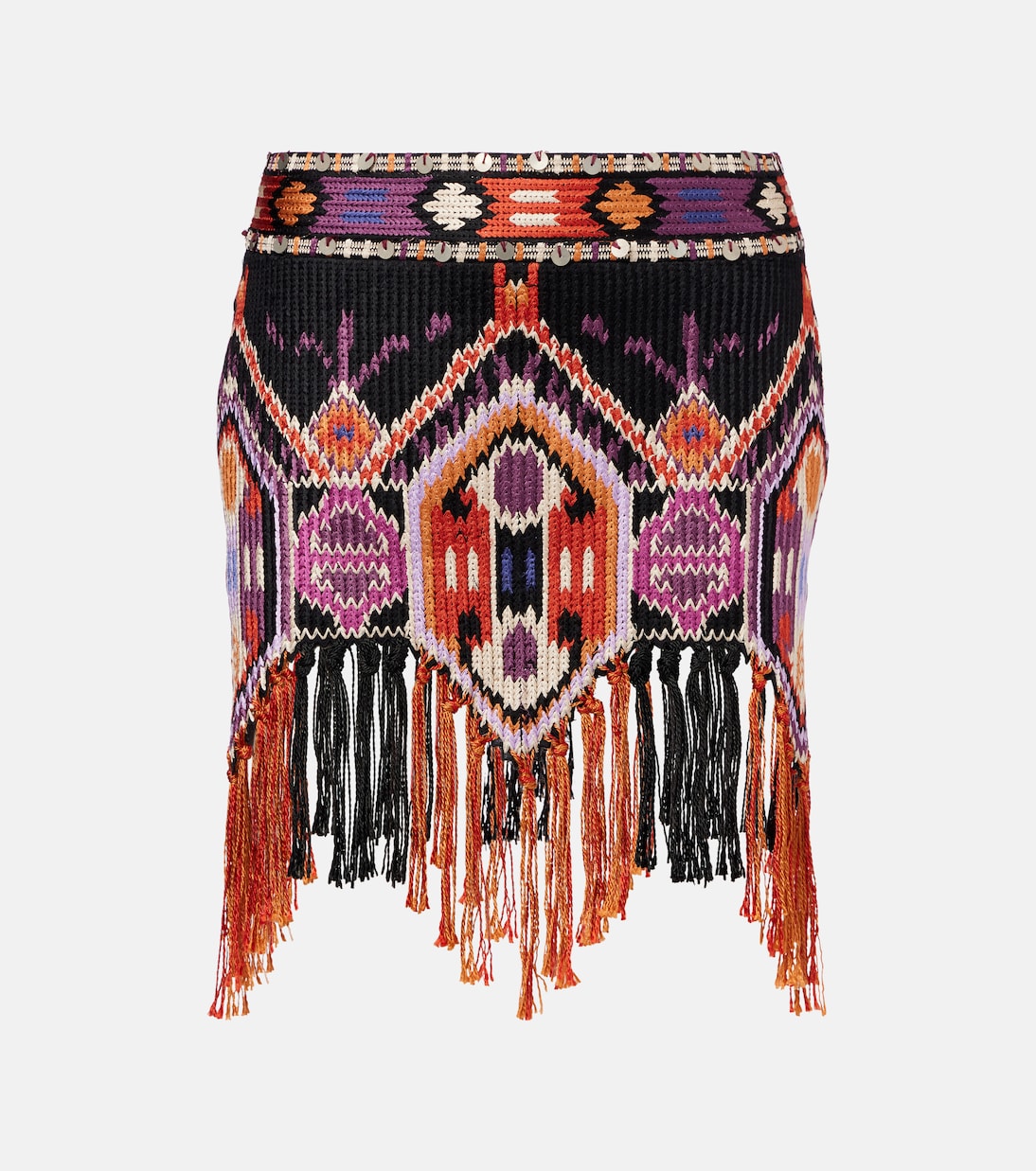 Yolana sequined fringed miniskirt | Isabel Marant