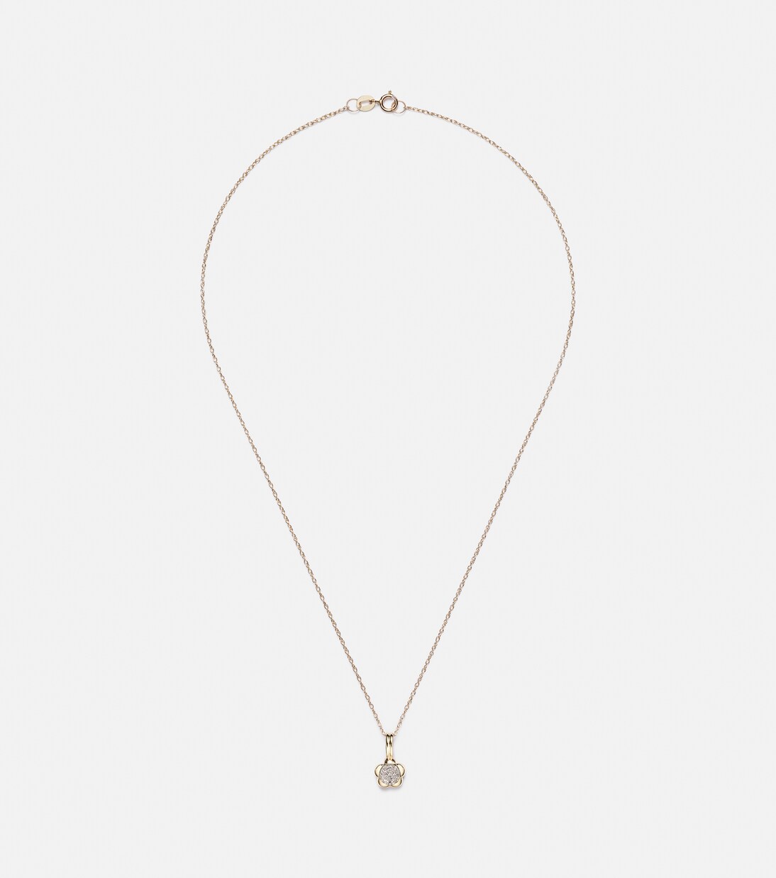 Crosby 10kt gold necklace with diamonds | Stone and Strand