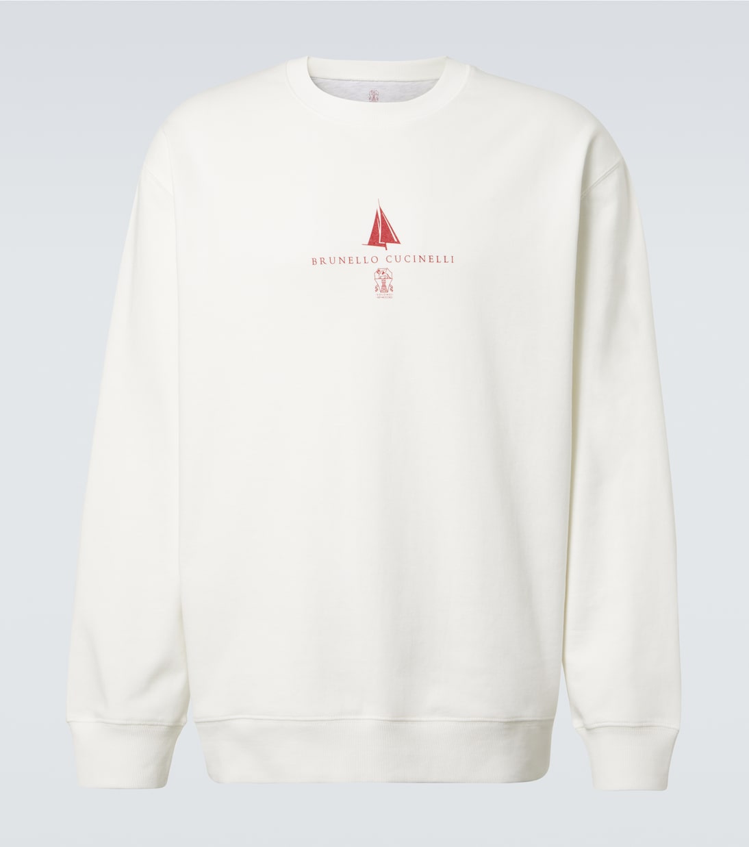 Sweatshirt aus einem Baumwollgemisch | Brunello Cucinelli