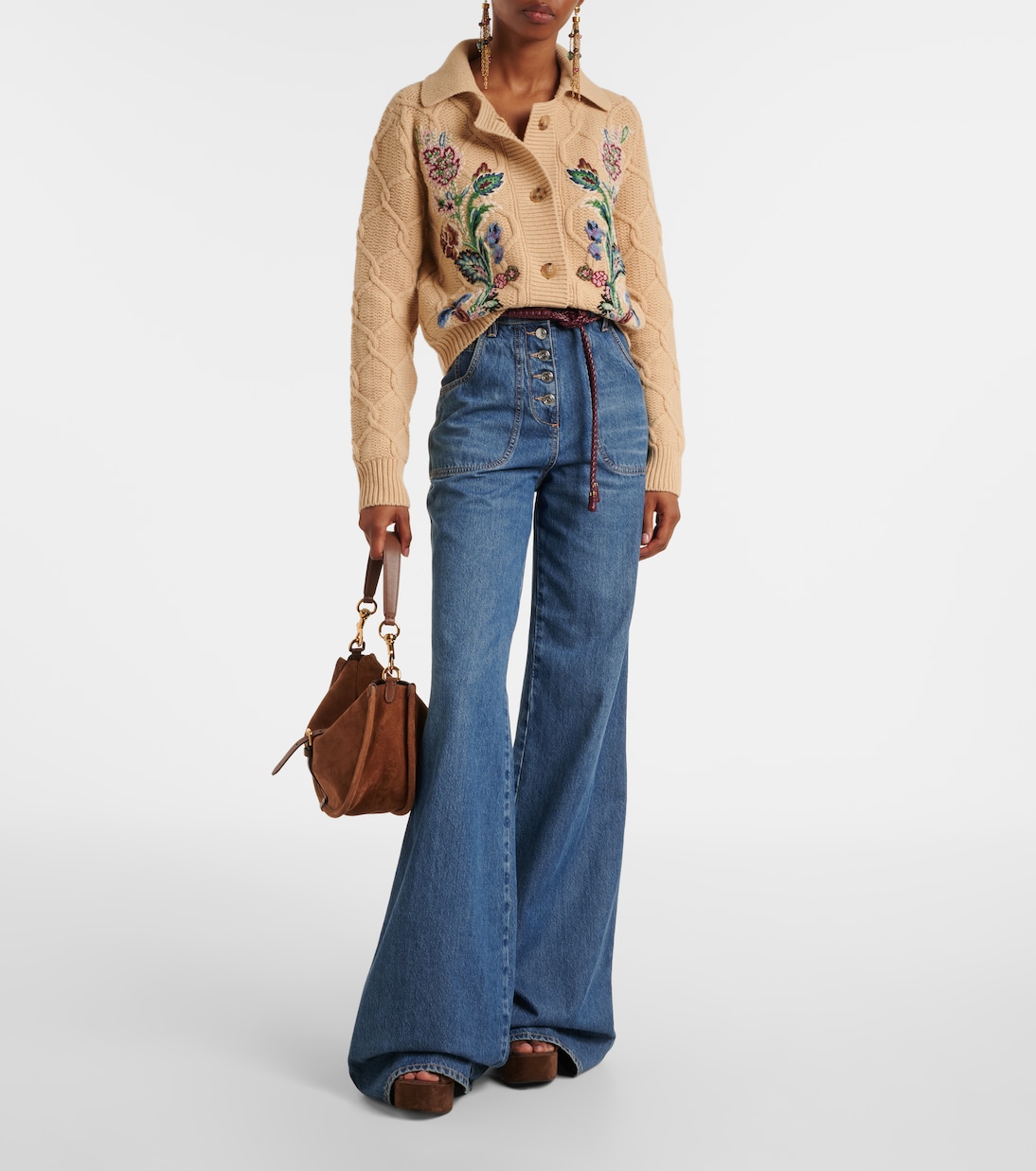 Bestickter Cardigan aus Wolle und Kaschmir | Etro