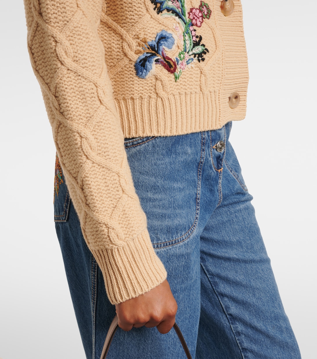 Bestickter Cardigan aus Wolle und Kaschmir | Etro