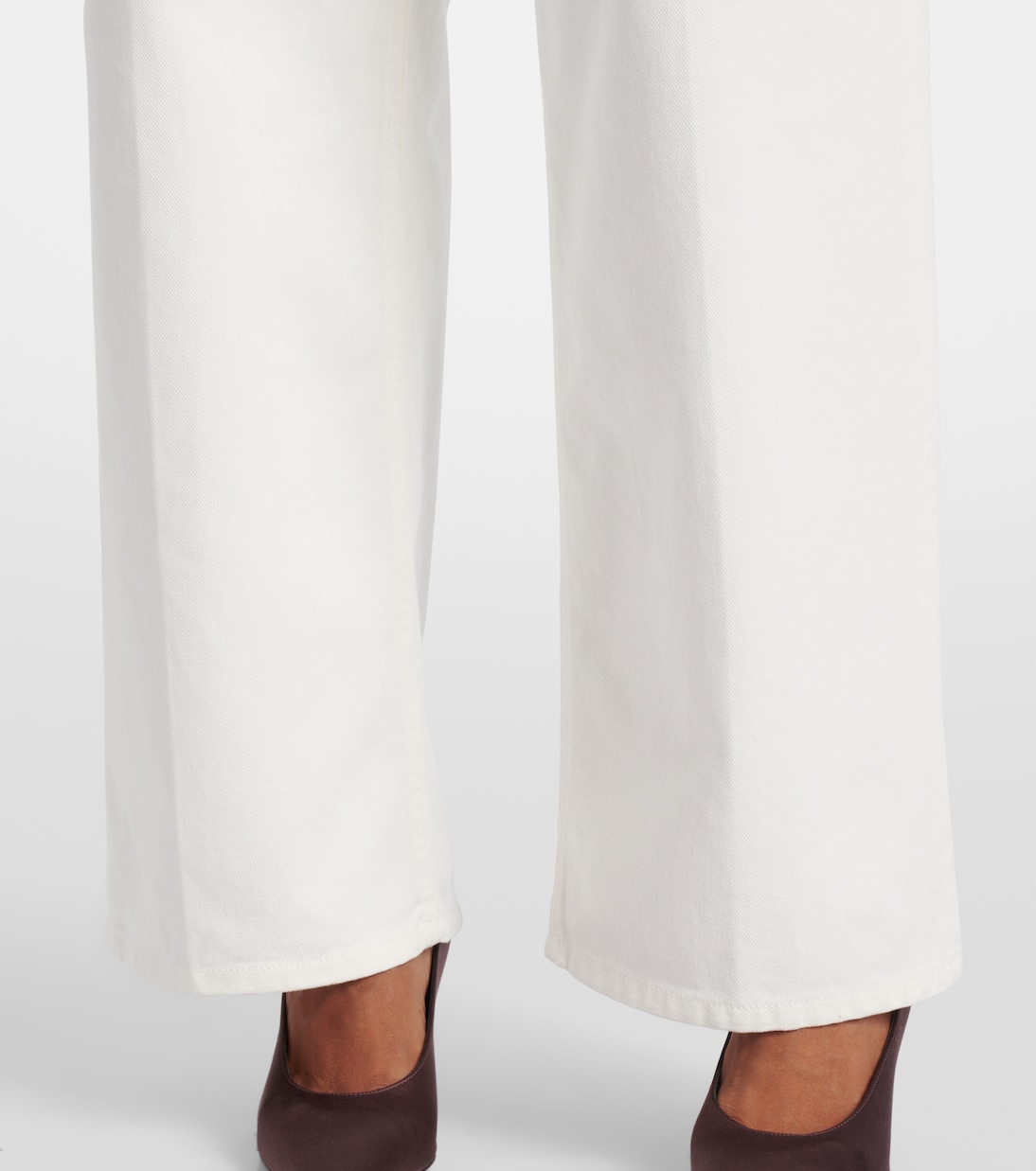 Jeans a gamba larga a vita alta | Victoria Beckham