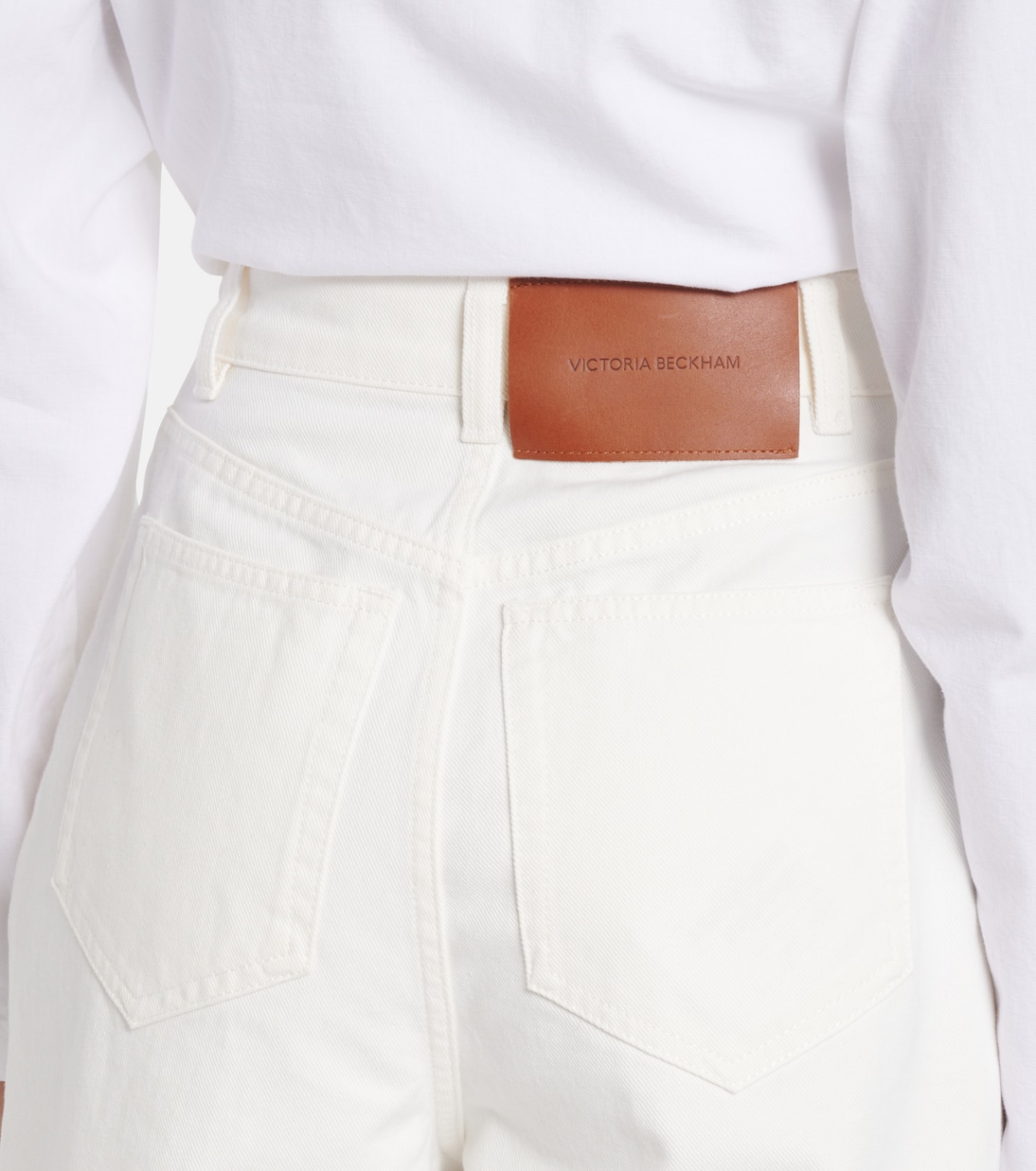 Jeans a gamba larga a vita alta | Victoria Beckham