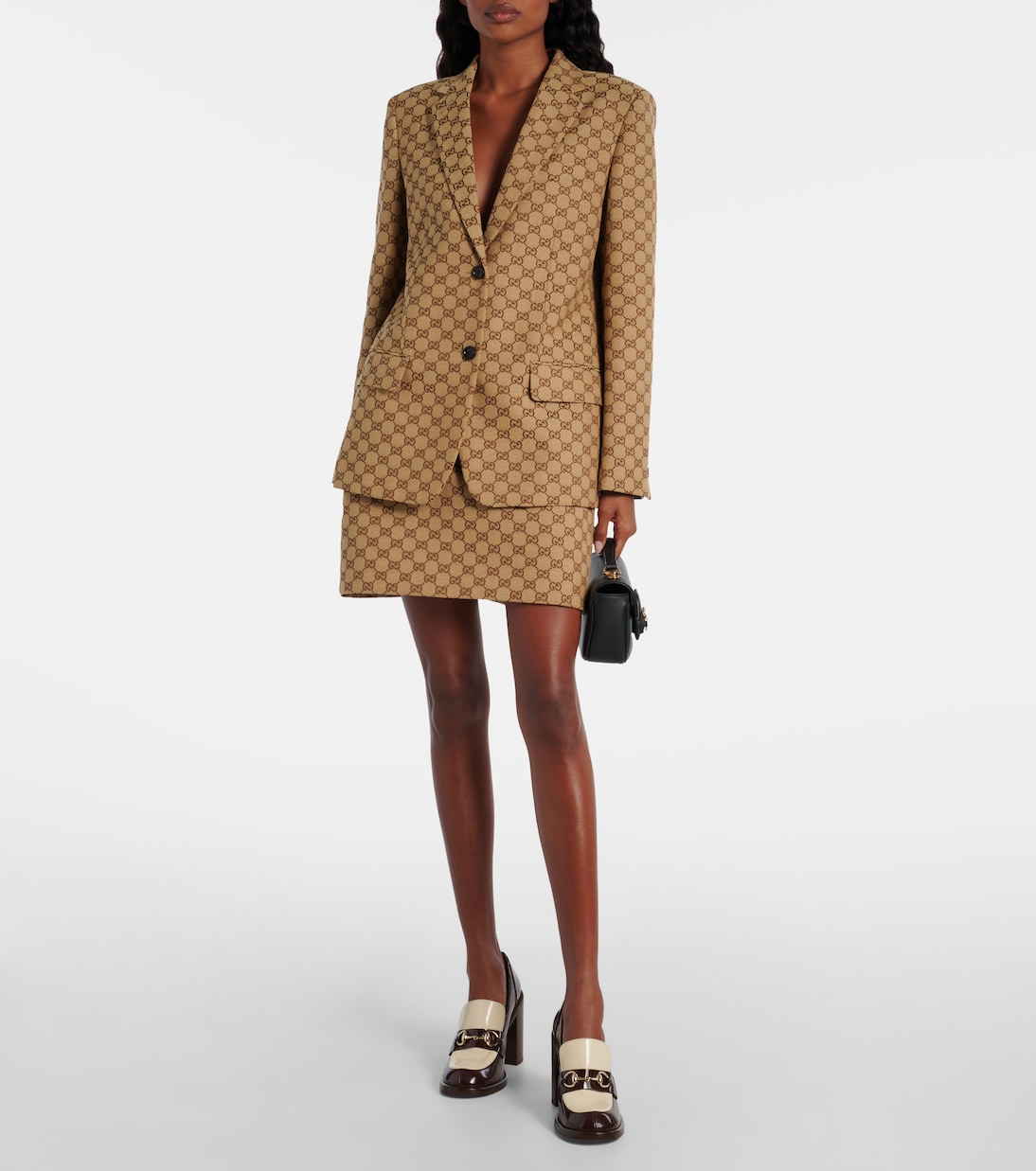 Savoy Horsebit leather loafer pumps | Gucci