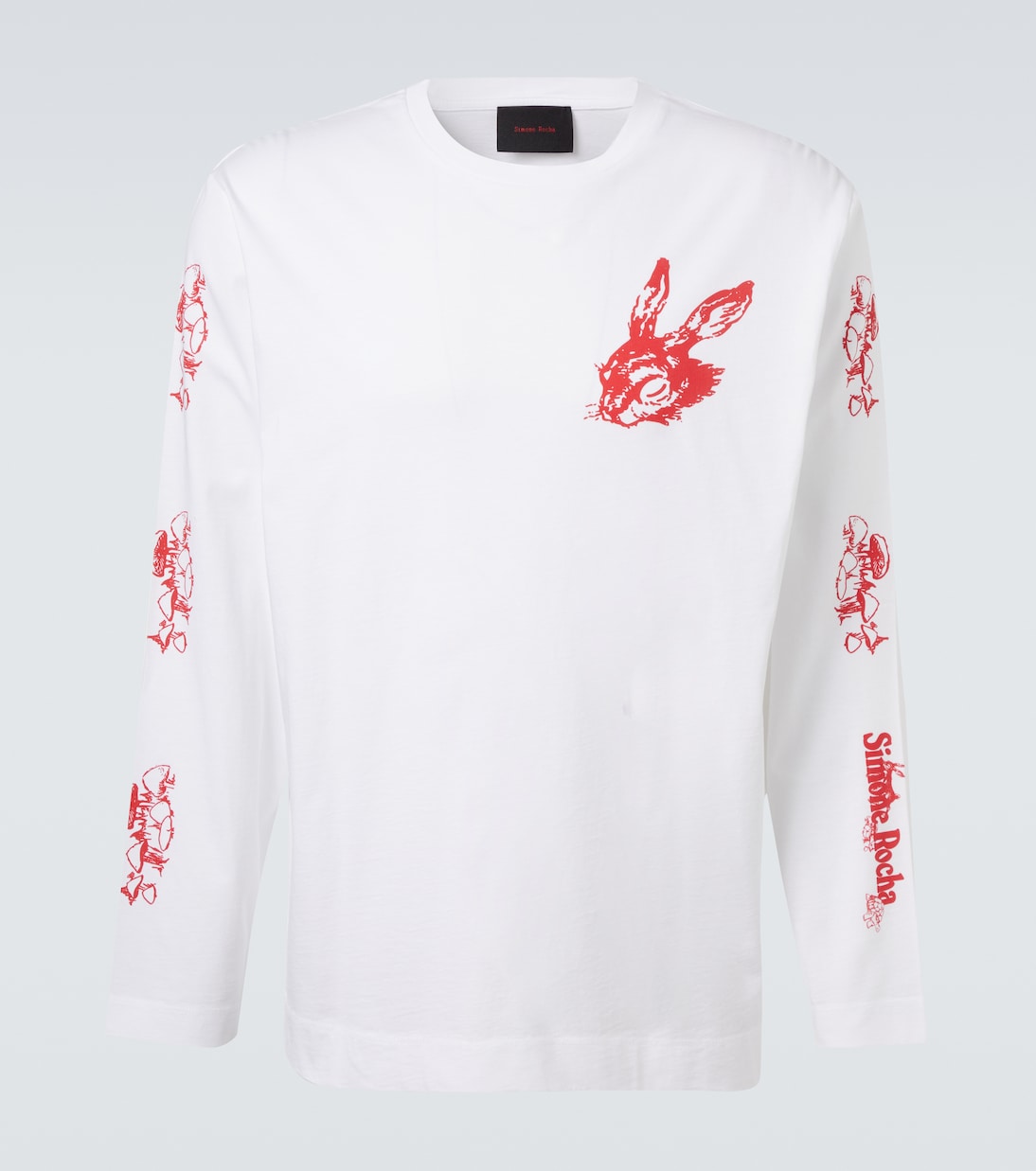 Tortoise & Hare cotton jersey T-shirt | Simone Rocha
