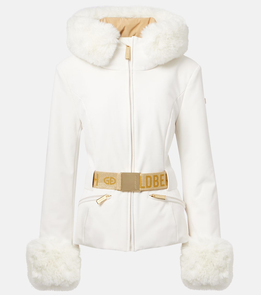 Prezioso faux fur-trimmed down ski jacket | Goldbergh