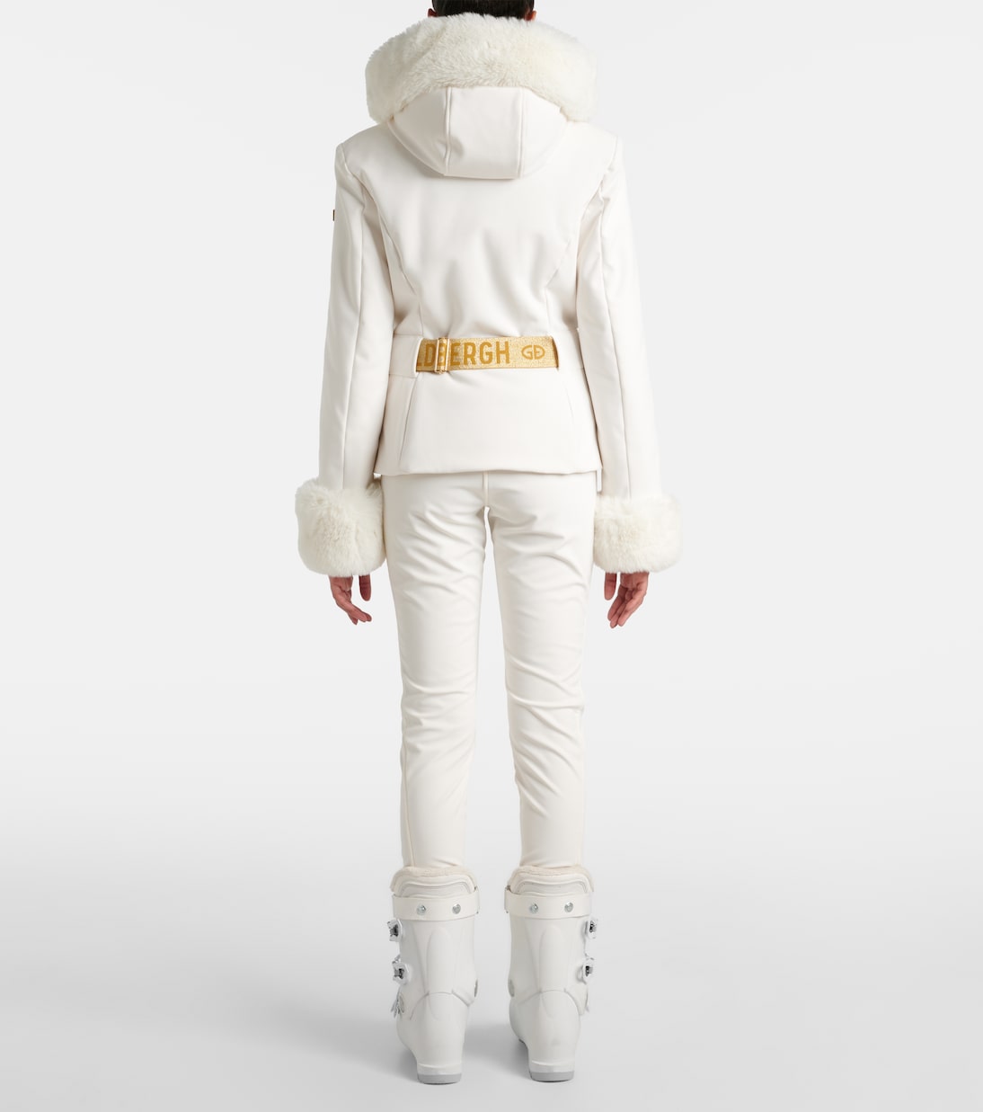 Prezioso faux fur-trimmed down ski jacket | Goldbergh