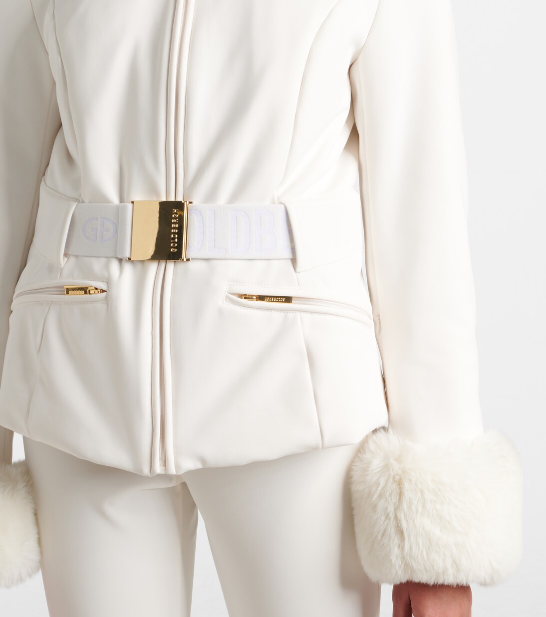 Prezioso faux fur-trimmed down ski jacket | Goldbergh