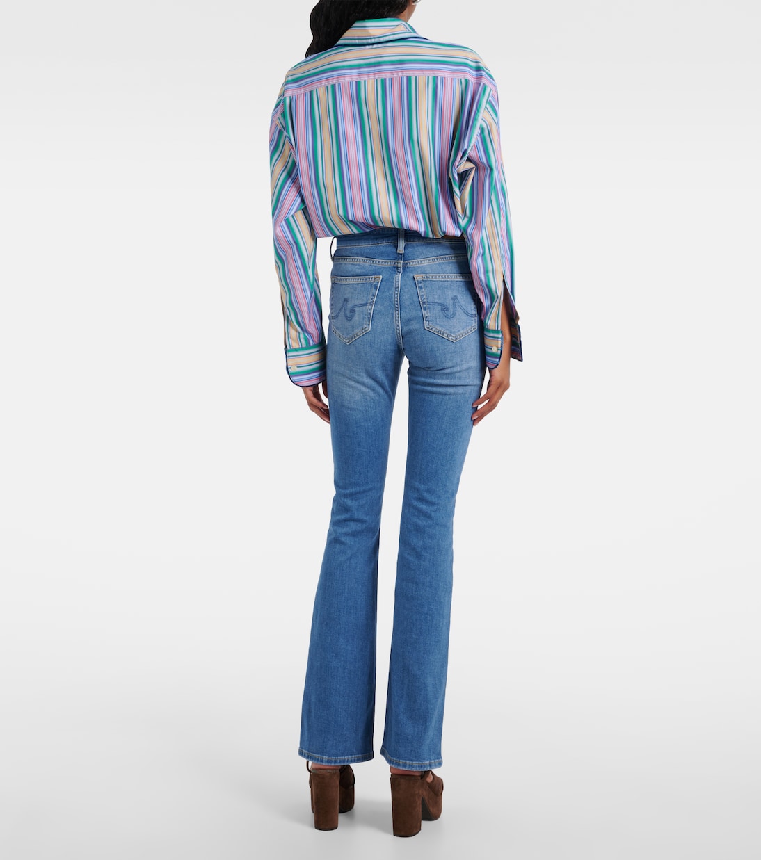 Low-Rise Bootcut Jeans The Legging | AG Jeans