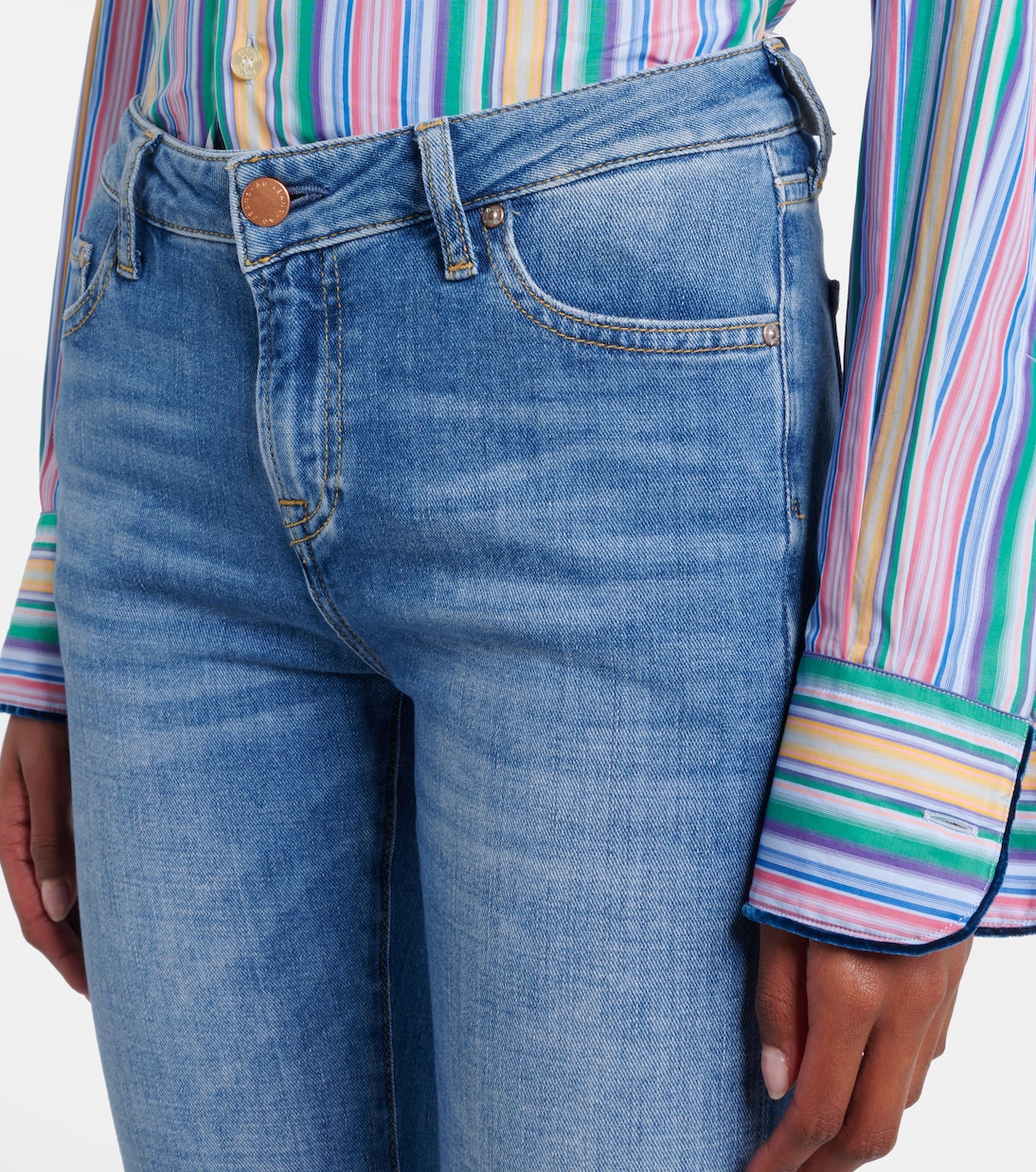 Low-Rise Bootcut Jeans The Legging | AG Jeans