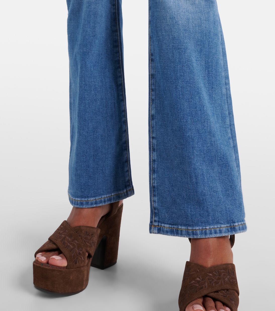 Low-Rise Bootcut Jeans The Legging | AG Jeans