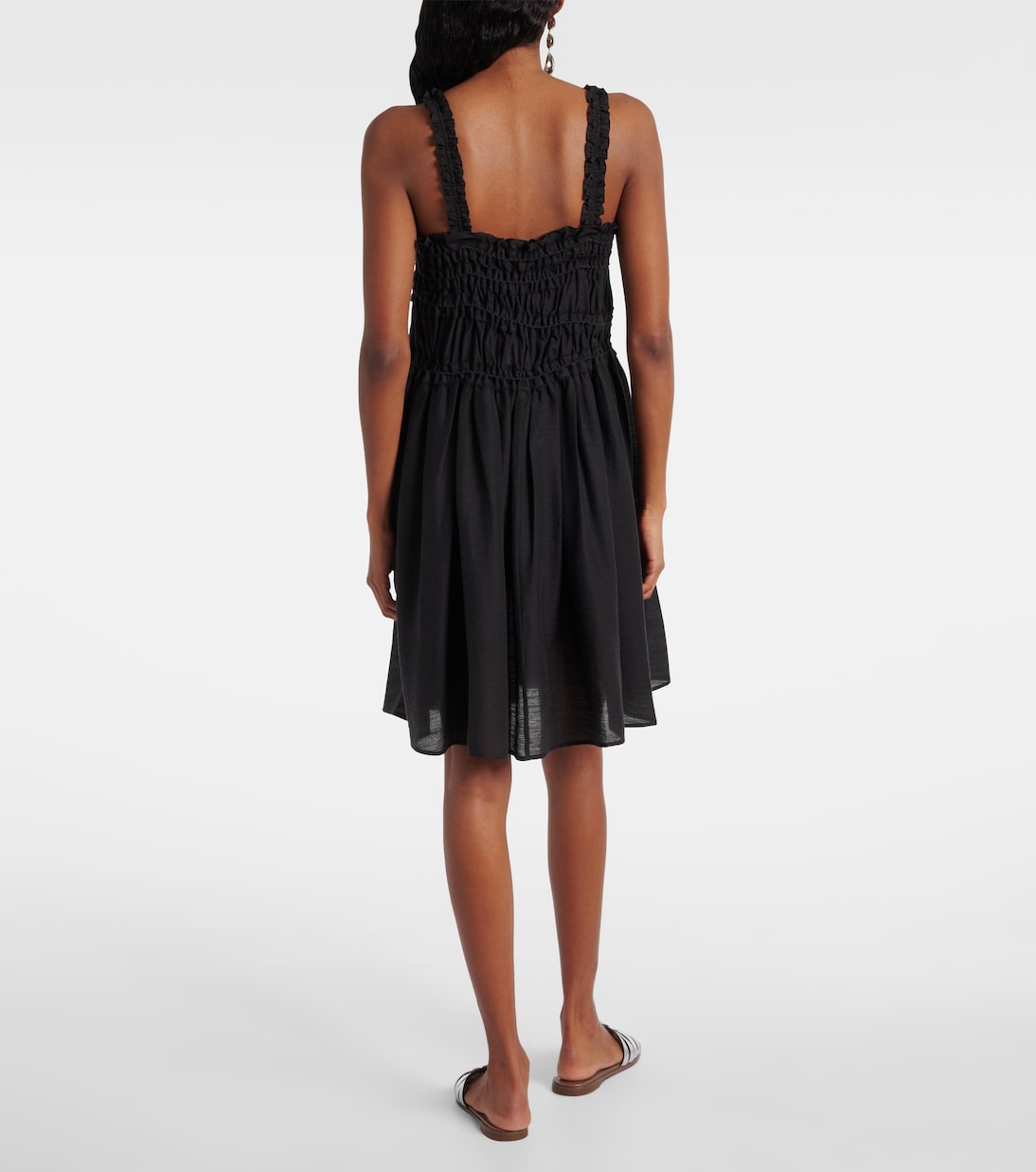 Smocked minidress | Tory Burch