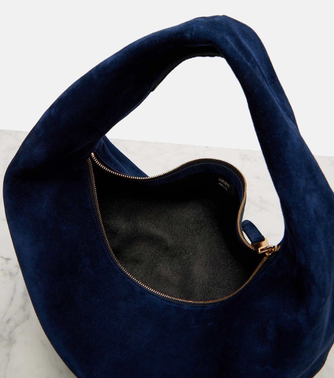 Olivia Medium suede shoulder bag | Khaite