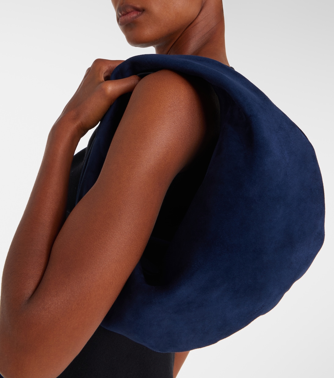 Olivia Medium suede shoulder bag | Khaite