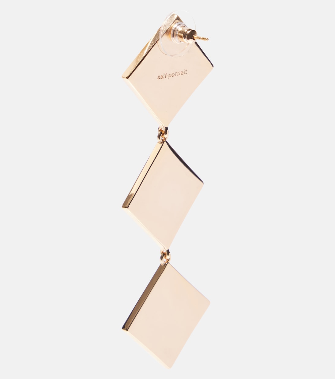 Crystal-embellished drop earrings | Self-Portrait