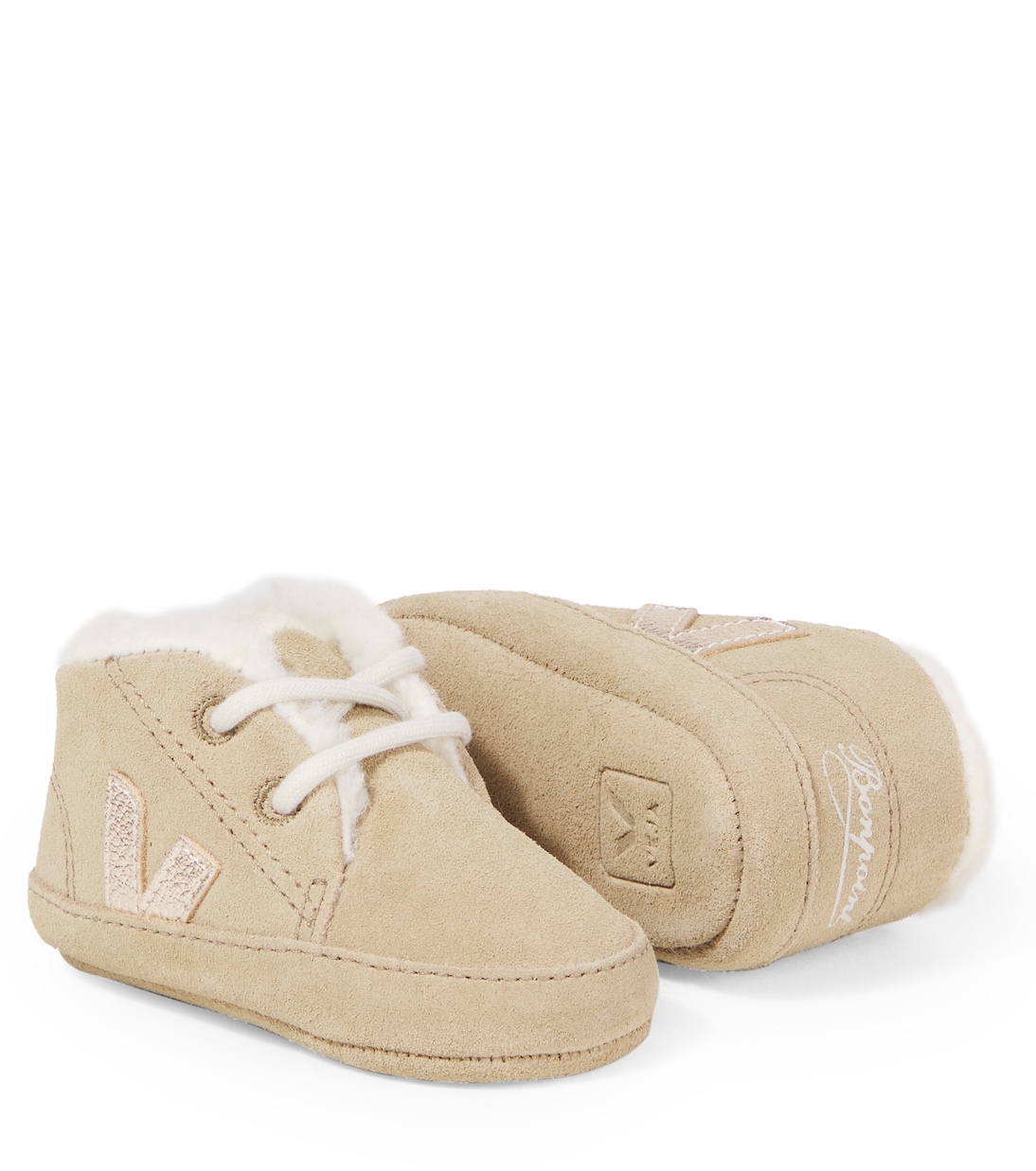x Bonpoint baby suede booties | Veja Kids