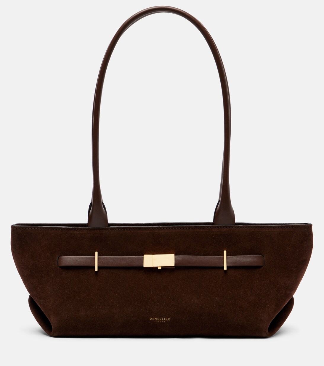 Schultertasche New York aus Veloursleder | DeMellier