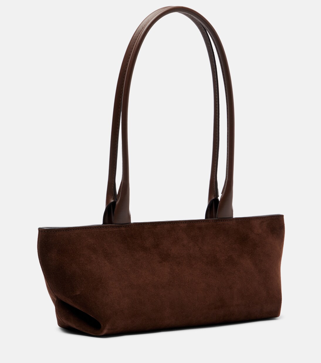 Schultertasche New York aus Veloursleder | DeMellier