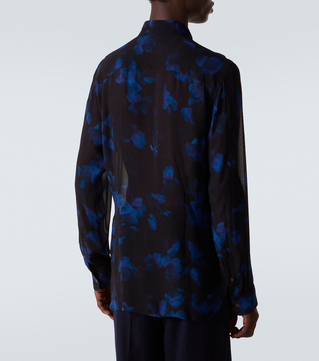 Sheer floral shirt | Dries Van Noten