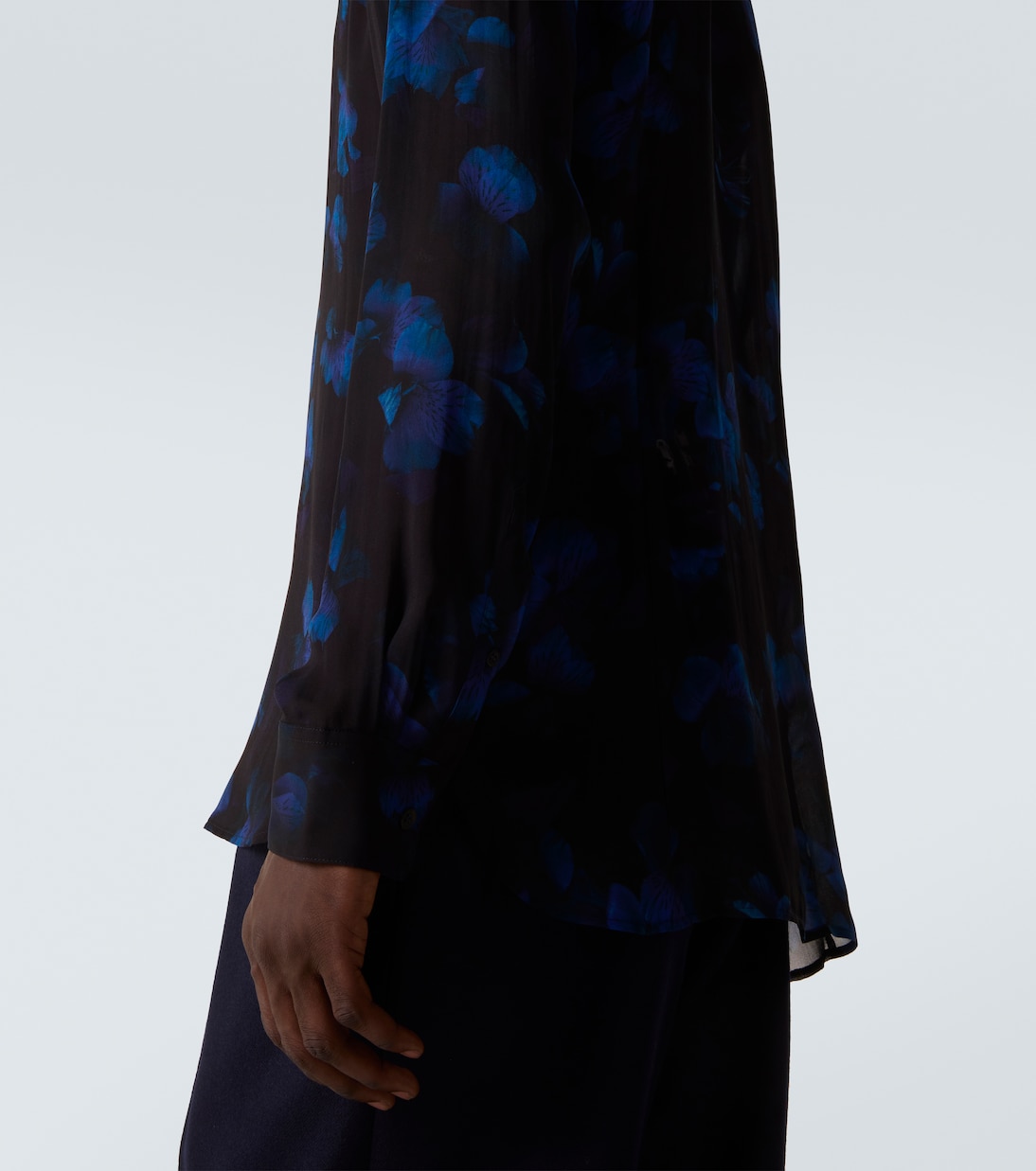 Sheer floral shirt | Dries Van Noten