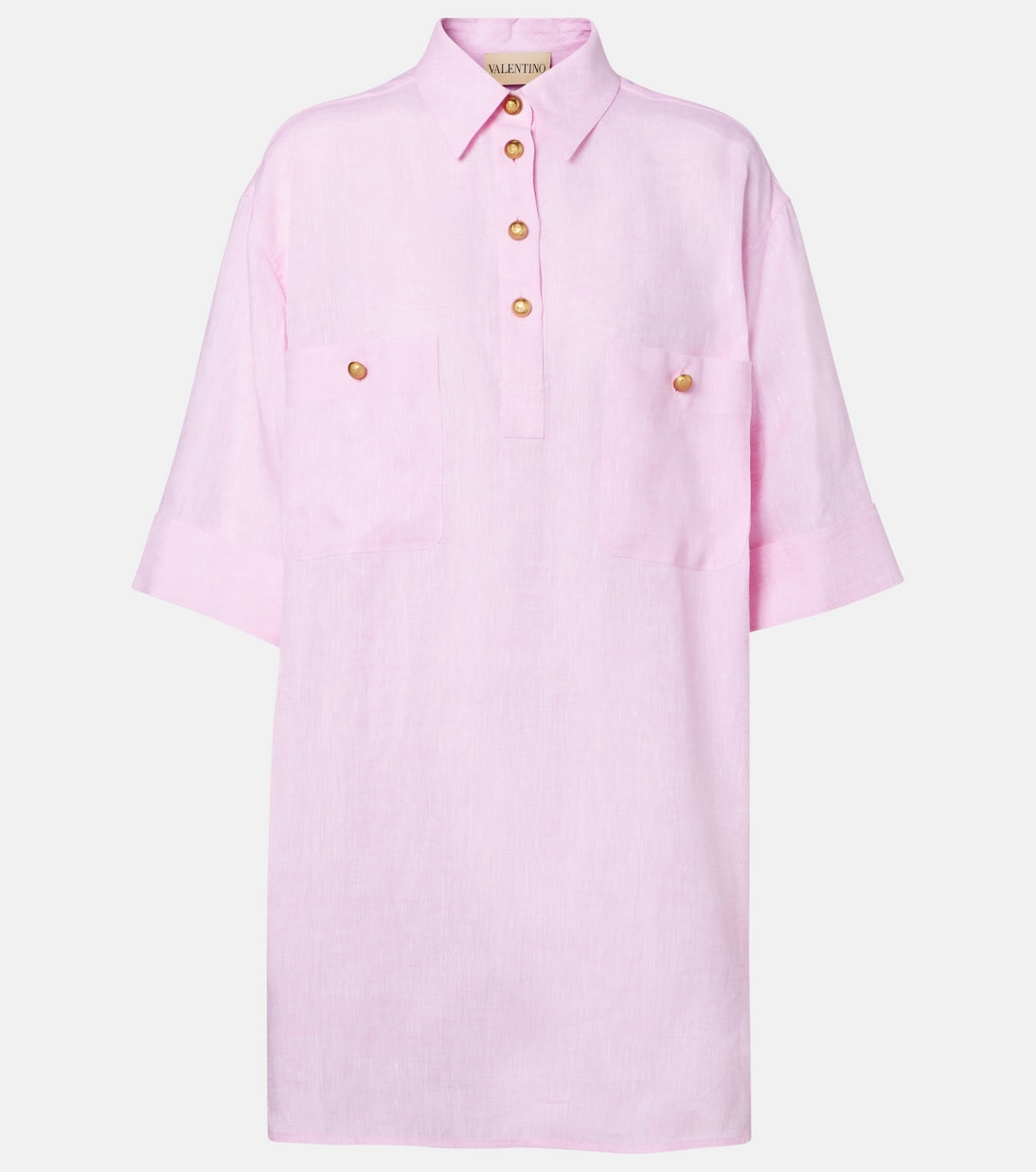 Polo oversized de lino | Valentino