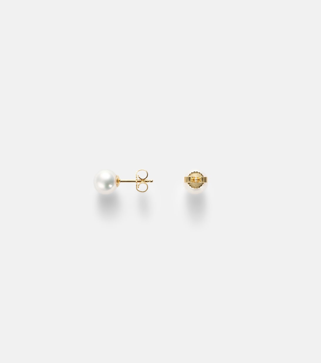 18kt gold earrings with akoya pearls | Mikimoto