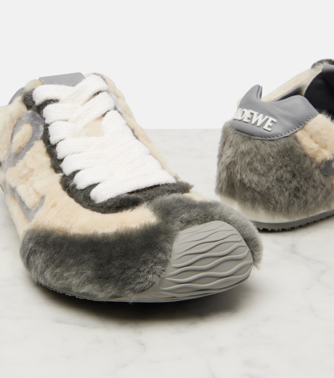 Sneakers Ballet Runner 2.0 mit Shearling | Loewe