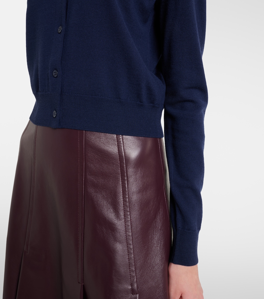 Cropped wool cardigan | Carolina Herrera