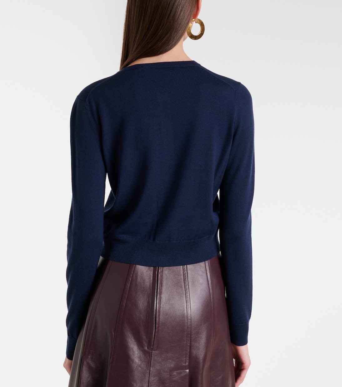 Cropped wool cardigan | Carolina Herrera