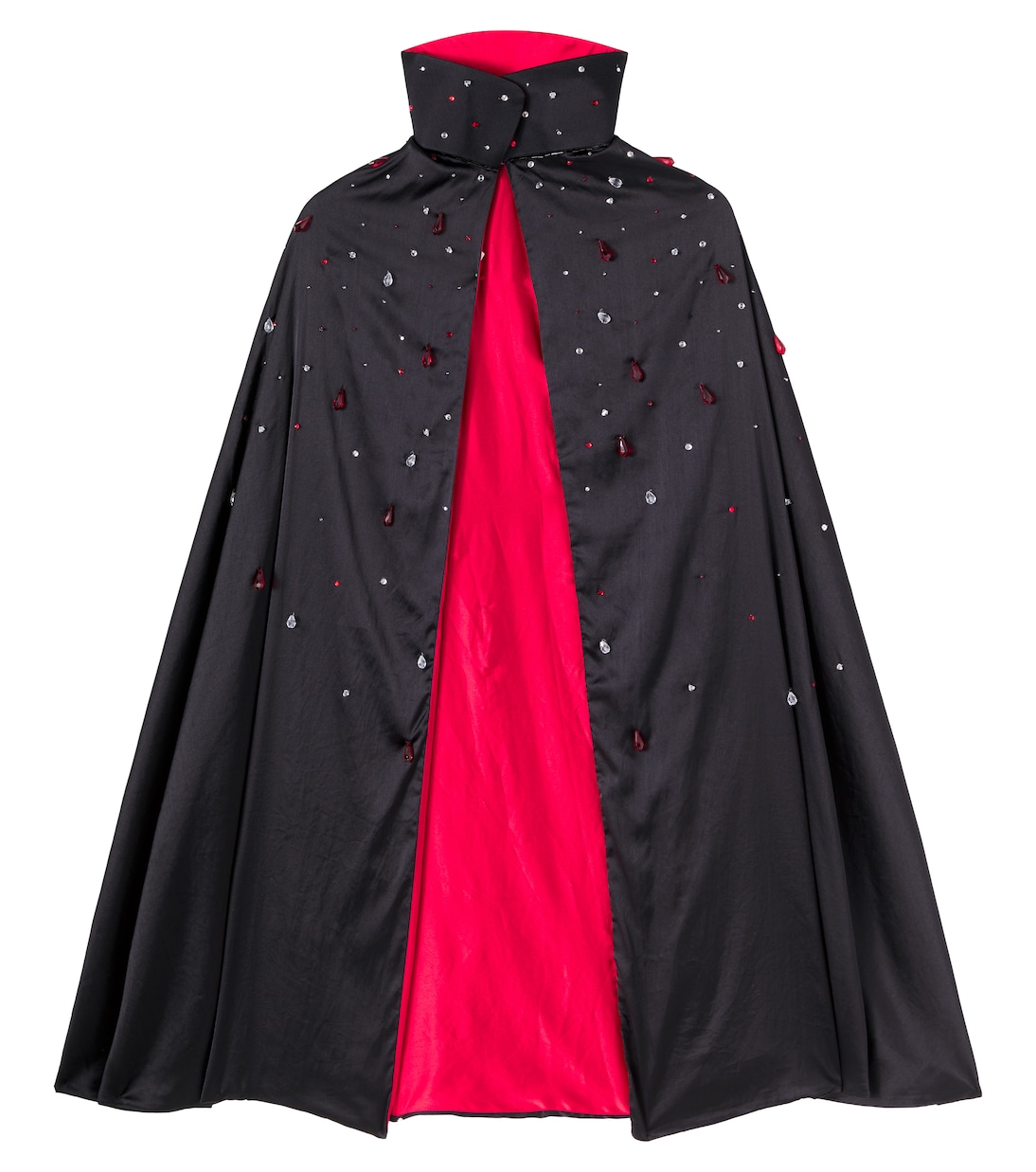 Verziertes Cape Transylvania aus Satin | Tutu Du Monde