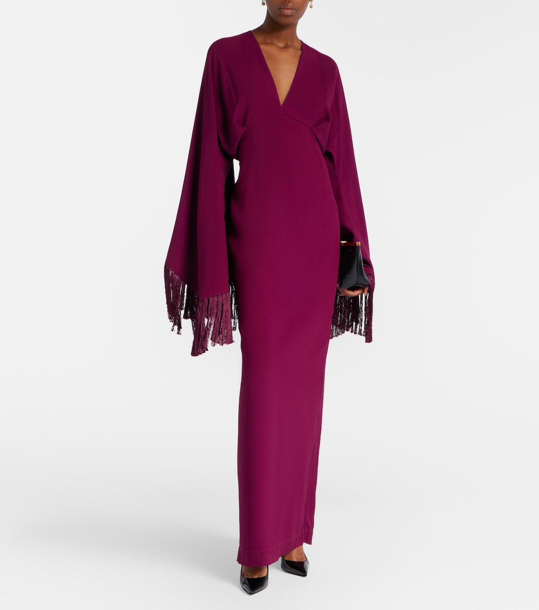 Magnifique fringed gown | Taller Marmo